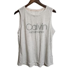 Calvin Klein Performance Gray Athletic Top Women's Size Large